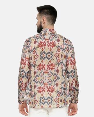 Muslin Ikat Print Shirt 4