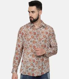 Muslin Grey Print Shirt