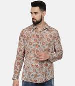 Muslin Grey Print Shirt