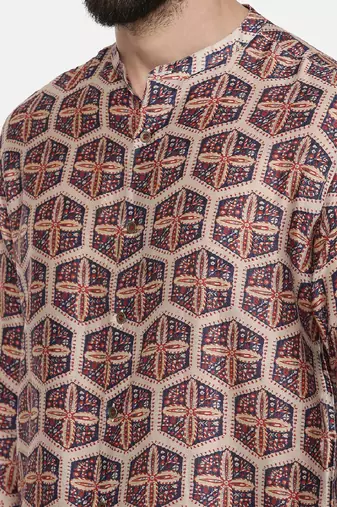 Line Bemberg Geometric Print