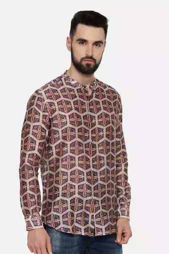 Line Bemberg Geometric Print