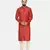 Rust Orange Hand Emboidered Kurta