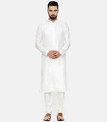 Ivory Hand Emboidered Kurta