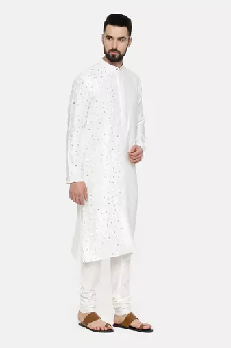 Ivory Hand Emboidered Kurta