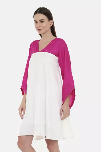 Ivory Pink Short Dress