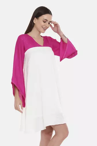 Ivory Pink Short Dress