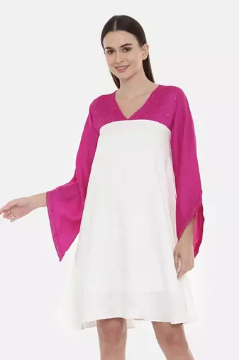 Ivory Pink Short Dress