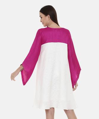Ivory Pink Short Dress 5