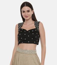 Classic Black Embroidred Blouse