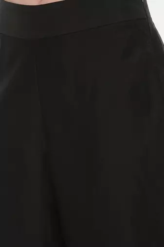 Black Green Chanderi Organza Pants