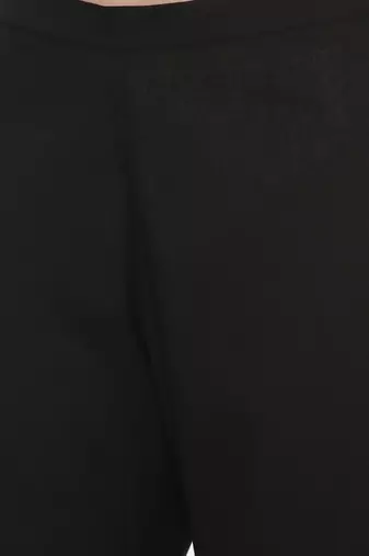 Black Red Chanderi  Pants