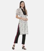 Black Pink Silk Pants