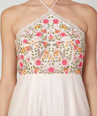 Blush Pink Halter Strap Jumpsuit 3