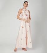 Blush Pink Halter Neck Jumpsuit