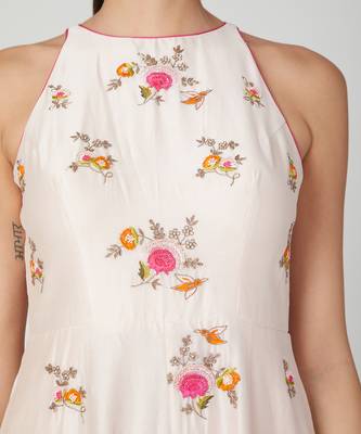 Blush Pink Halter Neck Jumpsuit 3