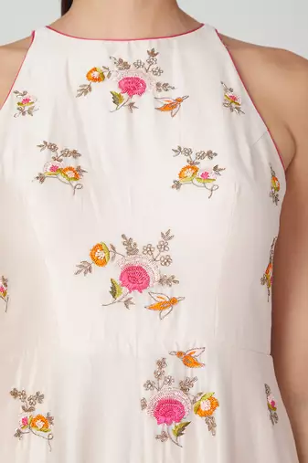 Blush Pink Halter Neck Jumpsuit