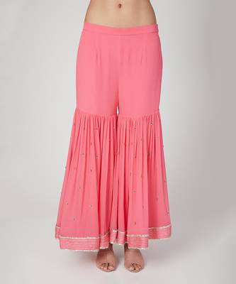 Fuchisa Kurta With Sharara Set 3