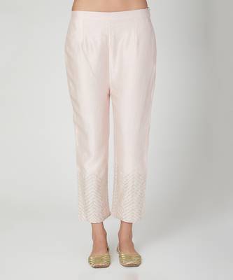 Blush Pink Straight Kurta Set 8
