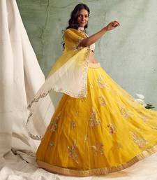 Lehenga with blouse and cape