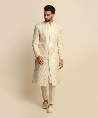 Off White Sherwani  1