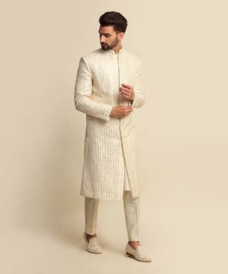 Off White Sherwani  3