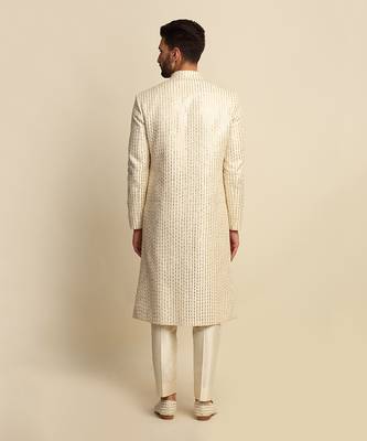 Off White Sherwani  4