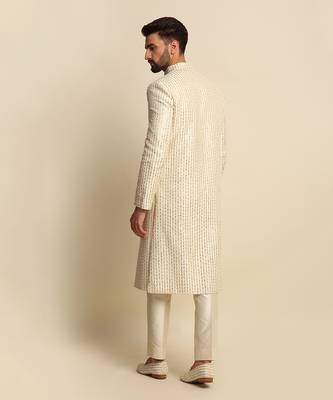 Off White Sherwani  5