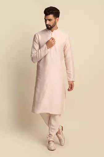 Pink Embroidered Sherwani