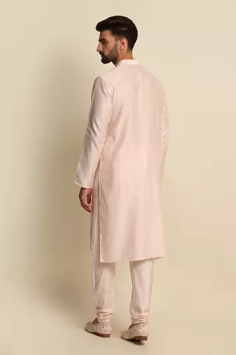 Pink Embroidered Sherwani