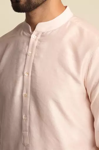 Pink Embroidered Sherwani