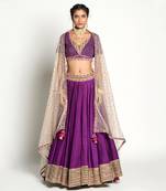 purple shringhar Lehenga Set
