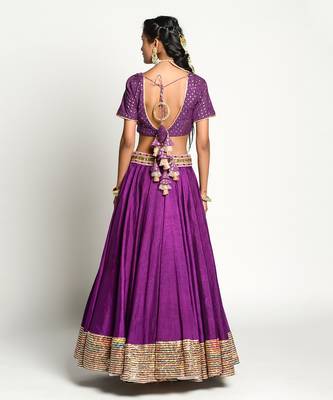purple shringhar Lehenga Set 4