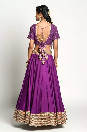 purple shringhar Lehenga Set