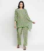 Green Finley Kaftan Top