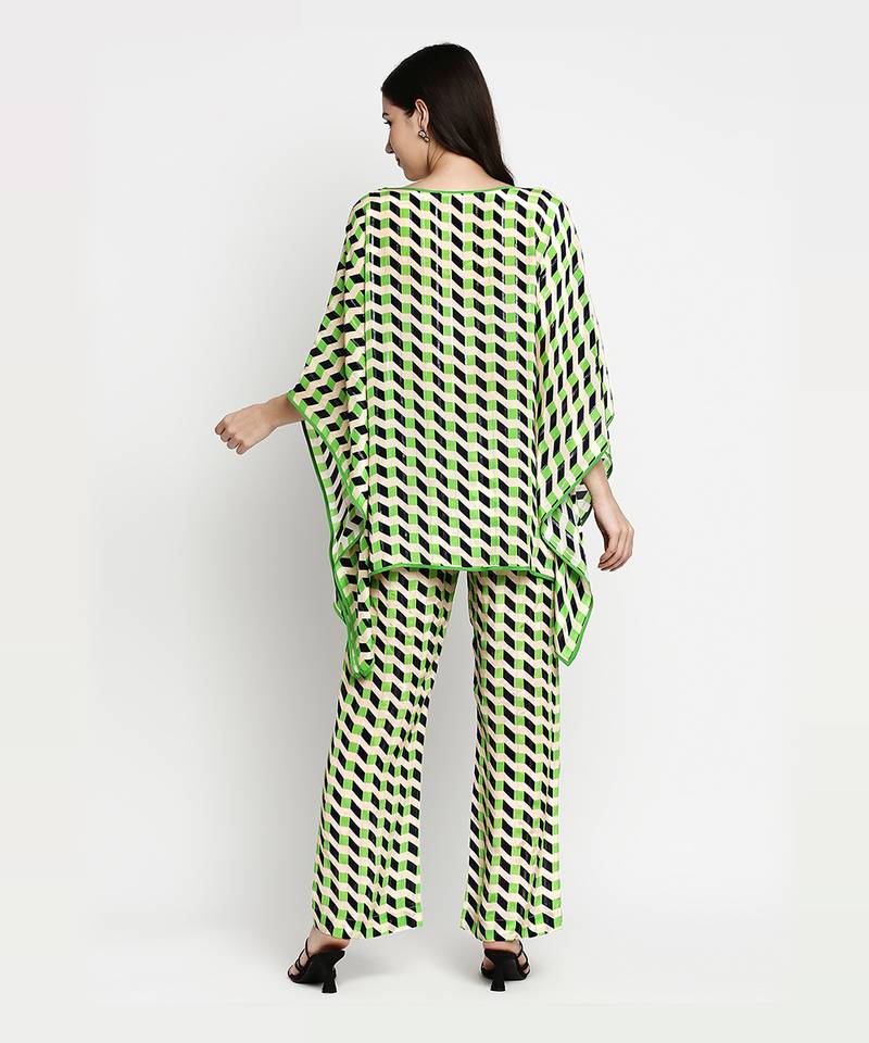 Green Finley Kaftan Top