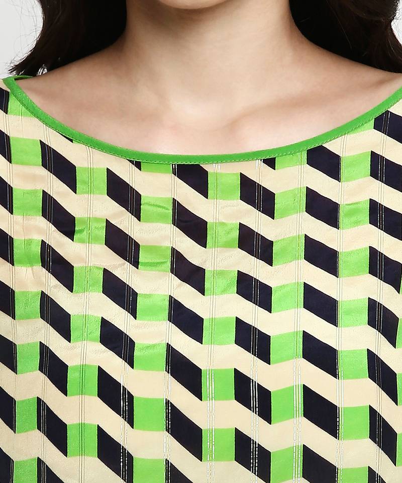 Green Finley Kaftan Top