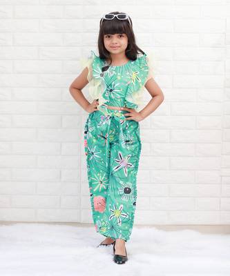 For Girl Crop Top and Bottom 1