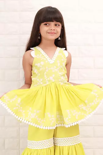 For Girl Short Kurta and Bottom
