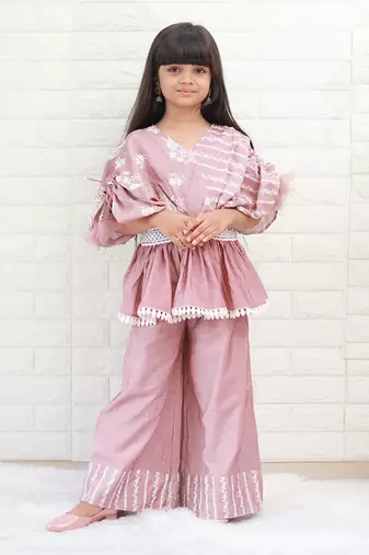 For Girl Short Kurta and Bottom