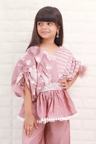 For Girl Short Kurta and Bottom