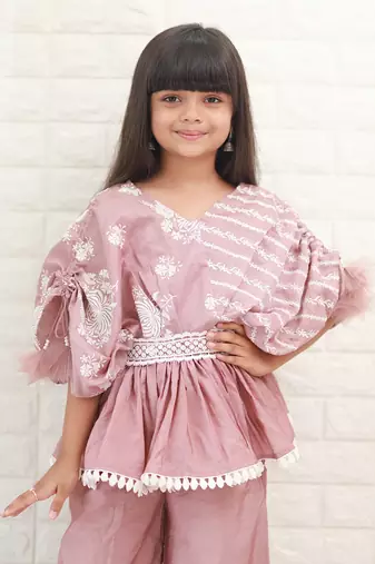 For Girl Short Kurta and Bottom