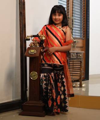 For Girl KneeLength Kurta and Bottom 1