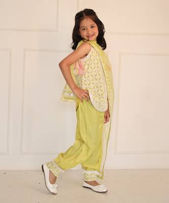 For Girl - Short Kurta with Dhoti 2