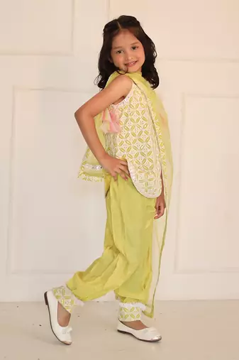 For Girl - Short Kurta with Dhoti