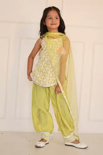 For Girl - Short Kurta with Dhoti