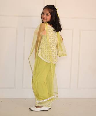 For Girl - Short Kurta with Dhoti 5