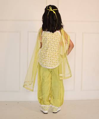 For Girl - Short Kurta with Dhoti 6