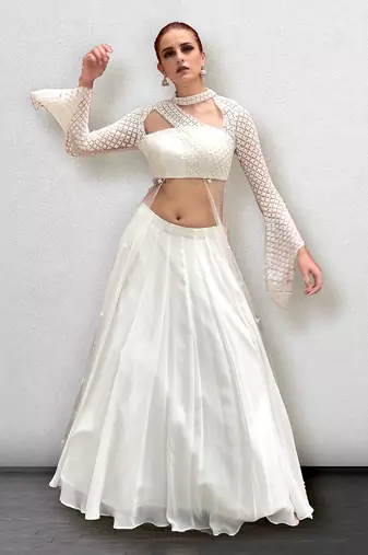 Cape Blouse and Lehanga