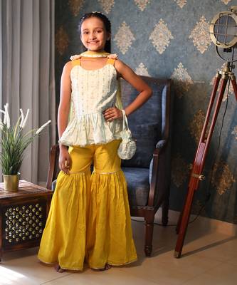 For Girl Short Kurta and Bottom 1