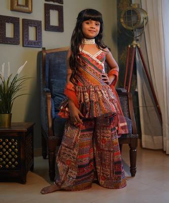 For Girl Short Kurta and Bottom 1